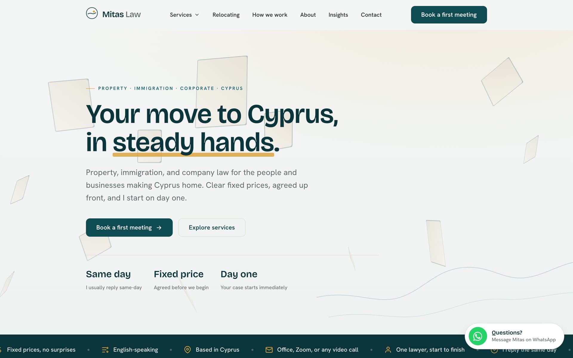 Mitas Law: website